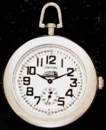 silver railroad pocket watch